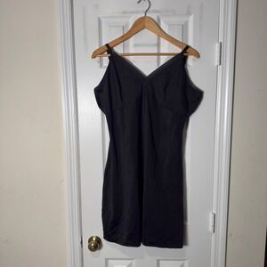 SPANX Black Shaping Slip Size 3X Smoothing Under Dress Adjustable Straps